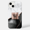 Search for black and white marble iphone cases Modern