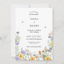Search for secret garden wedding invitations Wildflower