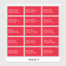 Search for name list stickers Simple