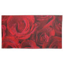 Search for red roses pillowcases Vintage