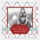 Search for retro snowflakes stickers Merry christmas