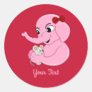 Search for cartoon elephants stickers Girl