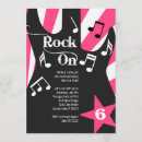 Search for rockstar party invitations Pink