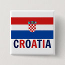 Recherche de drapeau croate badges Pays