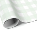 Search for green gingham wrapping paper Gender neutral