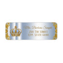 Search for prince return address labels Prince baby shower