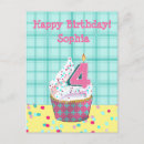 Recherche de vanille cartes postales Cupcake