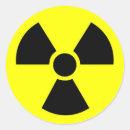 Search for radioactive stickers Waste