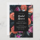 Search for dark bridal shower invitations Minimalist