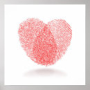 Recherche de empreintes digitales posters Illustration