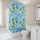 Search for lemon yellow shower curtains Mediterranean style