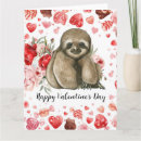 Search for sloth valentines day cards Valentine's
