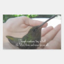 Search for unique bird stickers Hummingbird