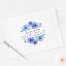 Search for blue anemone stickers Watercolor