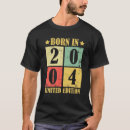 Search for born in 2004 tshirts Vintage