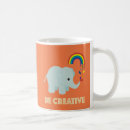 Search for painted elephant mugs Rainbow