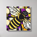 Search for honey bee canvas prints Yellow