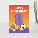 Search for girls 6th birthday cards For her