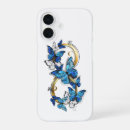 Recherche de papillons iphone coques Bleu