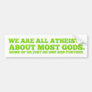 Search for atheist bumper stickers Atheism
