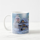 Search for white winter mugs Snowman