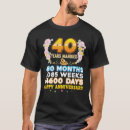 Search for 40 year anniversary tshirts Happy