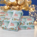 Search for christmas bird wrapping paper Winter