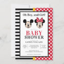 Search for minnie baby shower invitations Mickey mouse