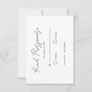 Search for funky rsvp cards Glam handwritten calligraphy script