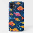 Search for swimming fish iphone cases Blue