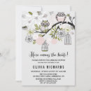 Search for owl bridal shower invitations Floral