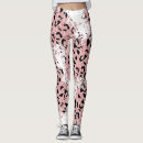 Search for pink leopard print leggings White