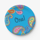 Search for paisley paper plates Vintage