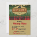 Search for buffalo baby shower invitations Red plaid