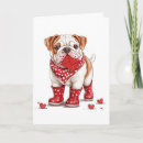 Search for english bulldog valentines day cards Puppy