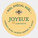 Search for christmas bees stickers Honey
