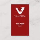 Search for volunteer business cards Logo