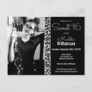 Search for black white leopard postcards Sweet 16