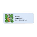 Search for zebra print return address labels Fun