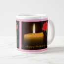 Search for large red mugs Mom