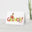 Search for character christmas cards Grinch in santa suit