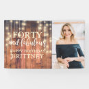Search for rustic birthday banners String lights