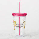 Search for straw cup tumblers Bridesmaid
