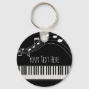 Search for piano music keychains White