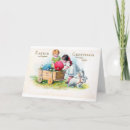 Search for vintage egg easter cards Basket