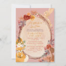 Search for little deer baby shower invitations Floral