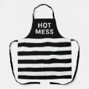 Search for black and white stripes aprons Modern