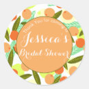 Search for peach thank you stickers Bridal shower