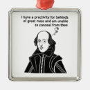 Search for shakespeare ornaments Funny