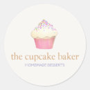 Search for bakery logo stickers Cupcake